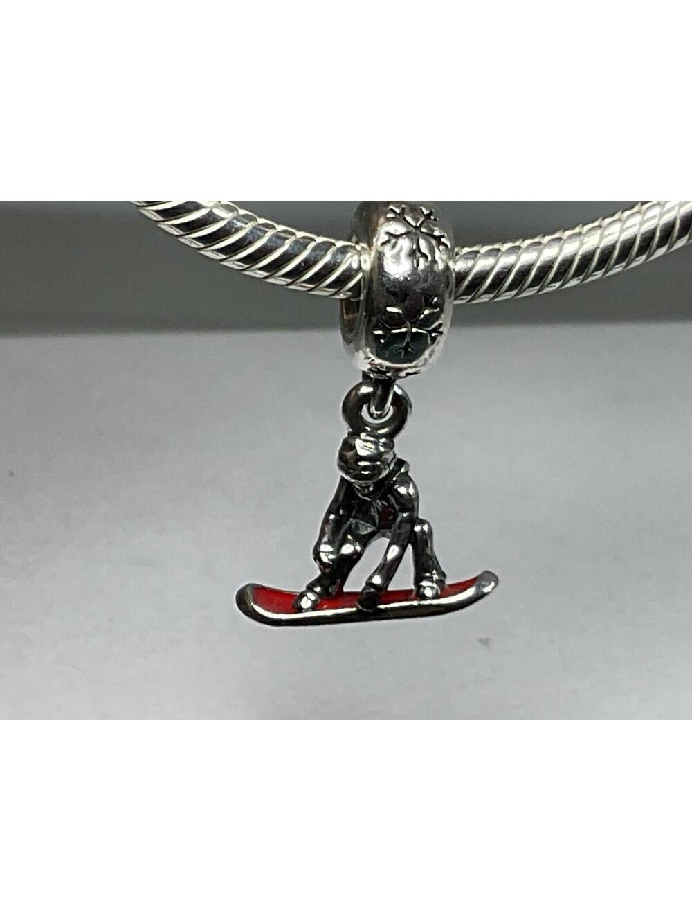 Pandora Snowboarder Charm Retired